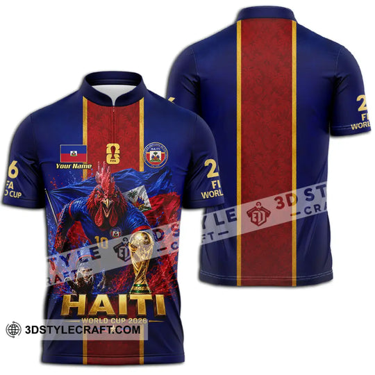 Unisex Shirt - Custom Haiti World Cup 2026 Shirt style option 2