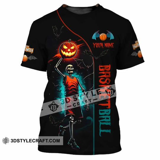 Unisex Shirt - Custom Halloween Basketball Sport Shirt style option 2