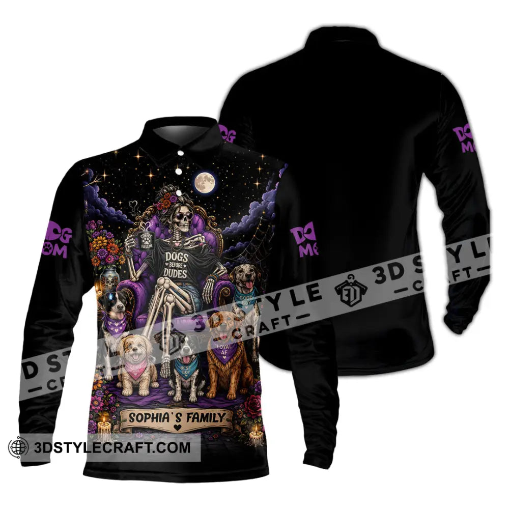 Unisex Shirt - Custom Halloween Shirt - Long Sleeve Polo / S - T-shirt