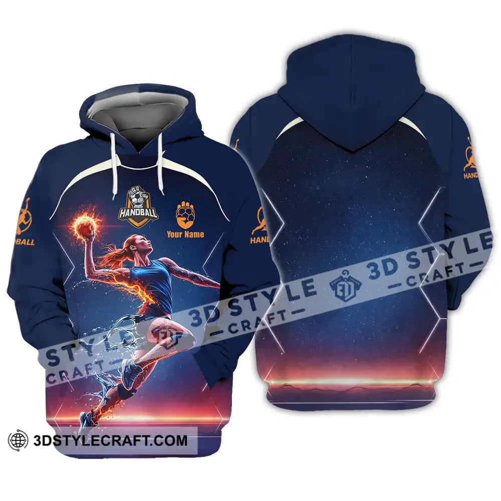 Unisex Shirt - Custom Handball 3D Shirt - Hoodie / S - T-shirt