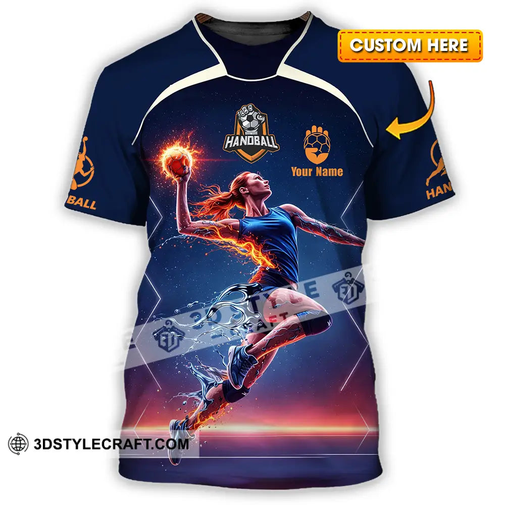 Unisex Shirt - Custom Handball 3D Shirt - T-shirt