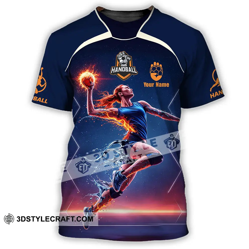 Unisex Shirt - Custom Handball 3D Shirt - T-Shirt / S - T-shirt