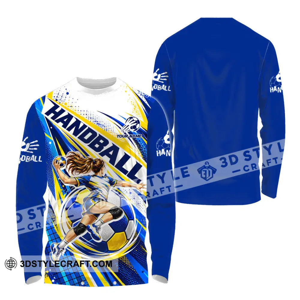 Unisex Shirt - Custom Handball Shirt - Long Sleeve Shirt / S - T-shirt