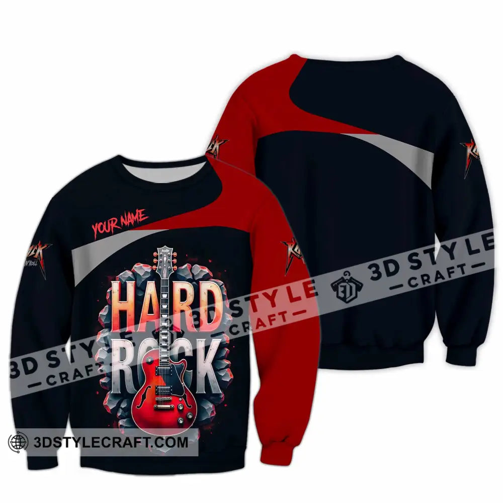 Unisex Shirt - Custom Hard Rock 3D Shirt Long Sleeve / S T-shirt