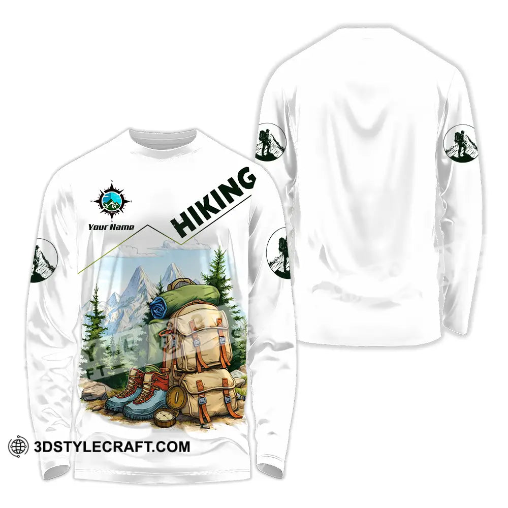 Unisex Shirt - Custom Hiking 3D Shirt Long Sleeve Shirt / S T-shirt