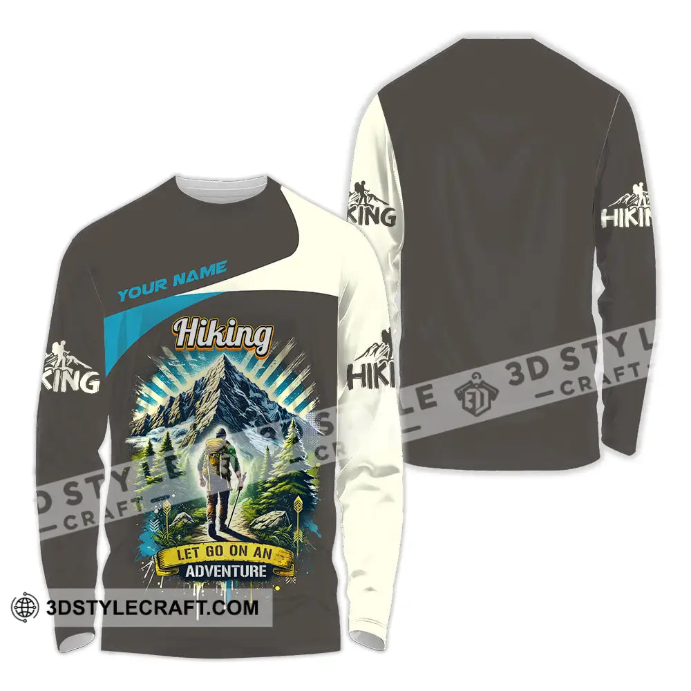 Unisex Shirt - Custom Hiking 3D Shirt - Long Sleeve Shirt / S - T-shirt