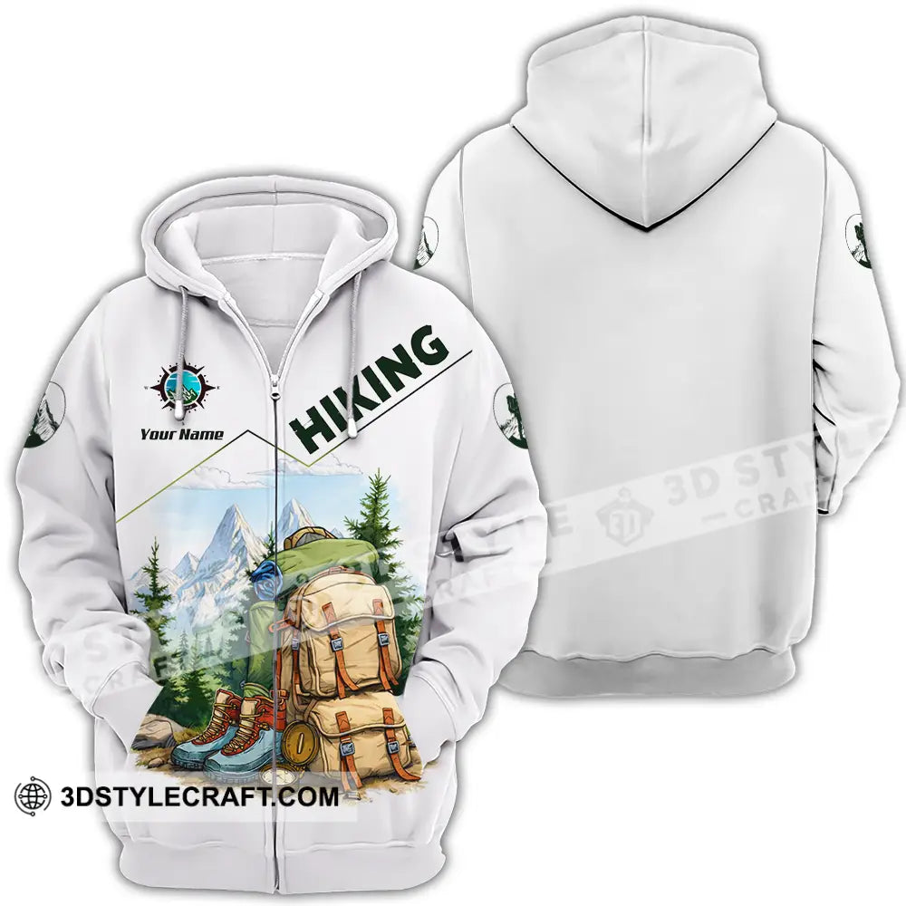 Unisex Shirt - Custom Hiking 3D Shirt Zipper Hoodie / S T-shirt