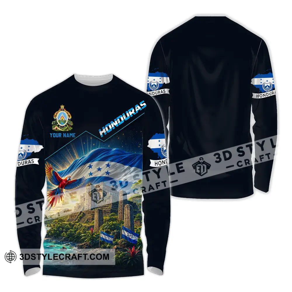 Unisex Shirt - Custom Honduras Shirt - Long Sleeve Shirt / S - T-shirt