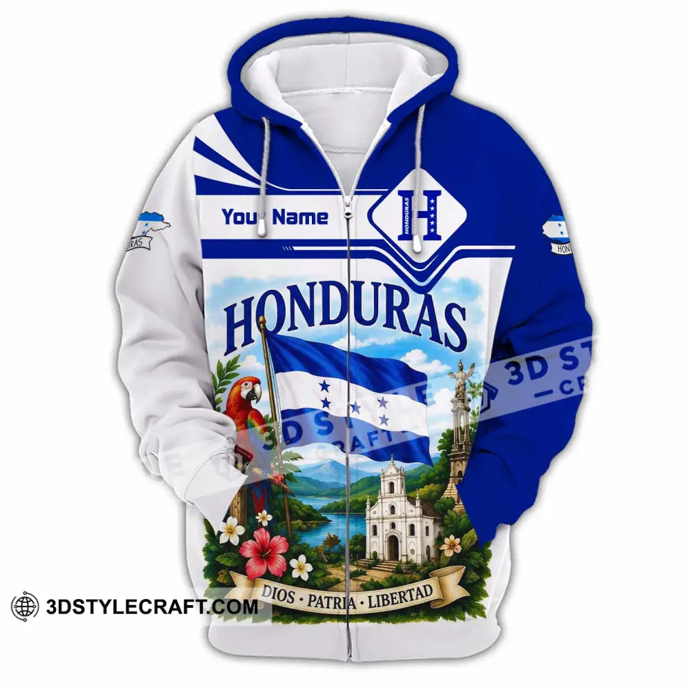 Unisex Shirt - Custom Honduras Shirt - Zipper Hoodie / S - T-shirt