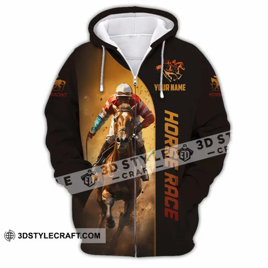 Unisex Shirt - Custom Horse Race Shirt style option 3