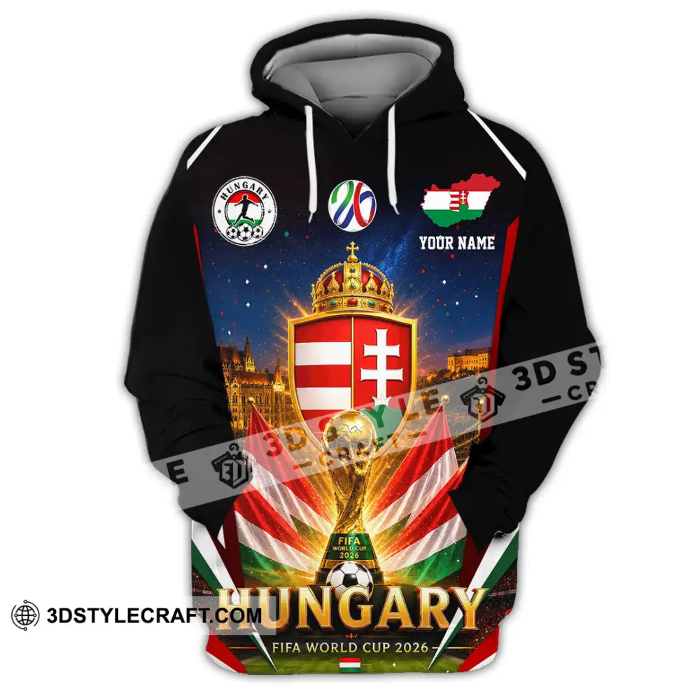 Unisex Shirt - Custom Hungary World Cup 2026 Shirt - Hoodie / S - T-shirt