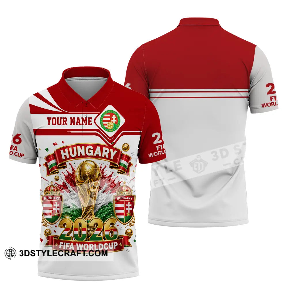 Unisex Shirt - Custom Hungary World Cup 2026 Shirt - Polo Shirt / S - T-shirt