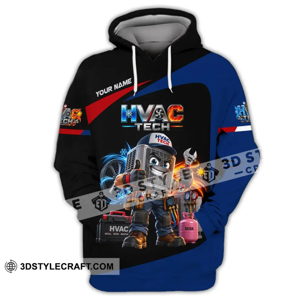 Unisex Shirt - Custom HVAC Tech Shirt - Hoodie / S - T-shirt