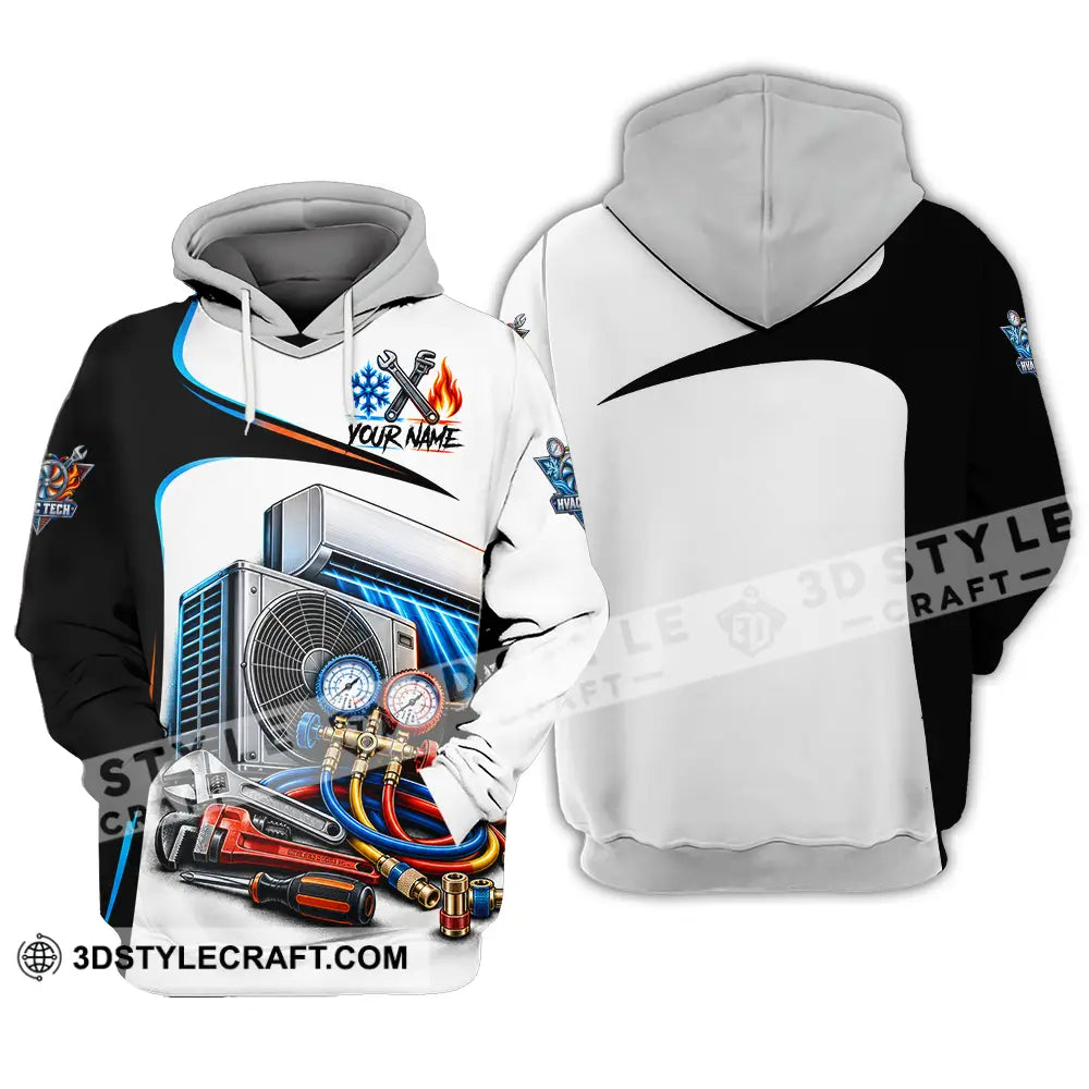 Unisex Shirt - Custom HVAC Tech Shirt - Hoodie / S - T-shirt