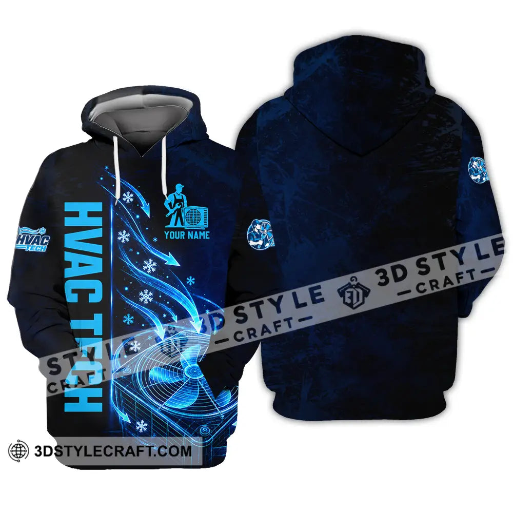Unisex Shirt - Custom HVAC Tech Shirt - Hoodie / S - T-shirt