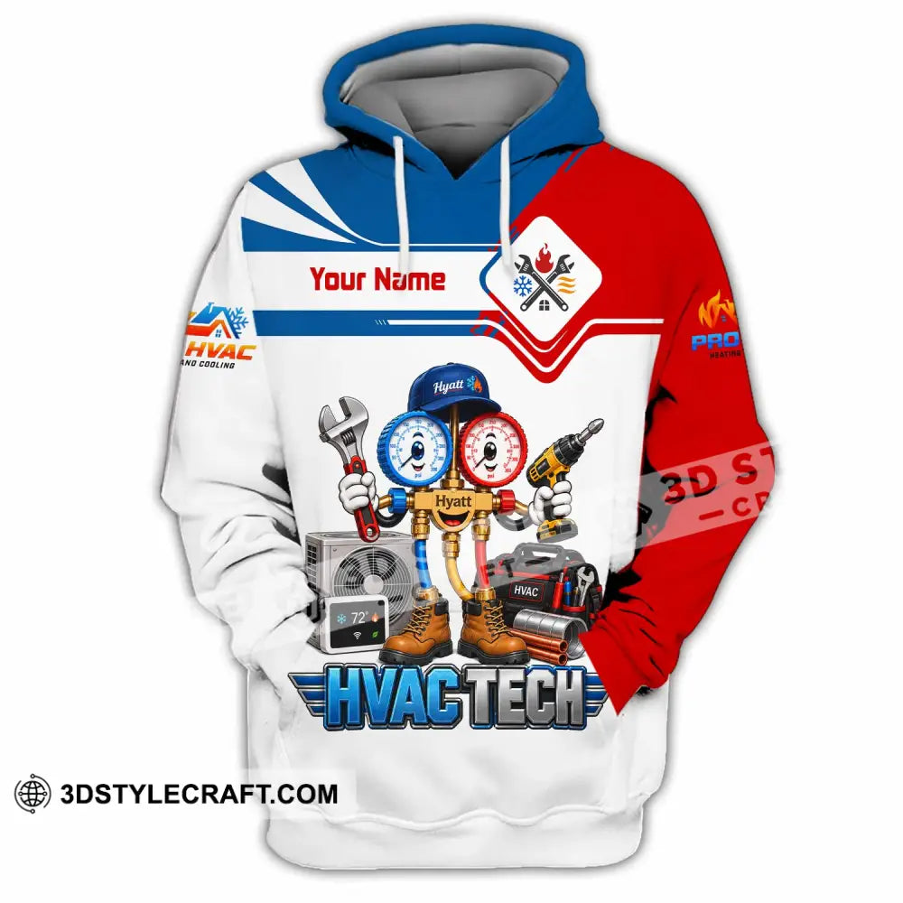 Unisex Shirt - Custom HVAC Tech Shirt - Hoodie / S - T-shirt