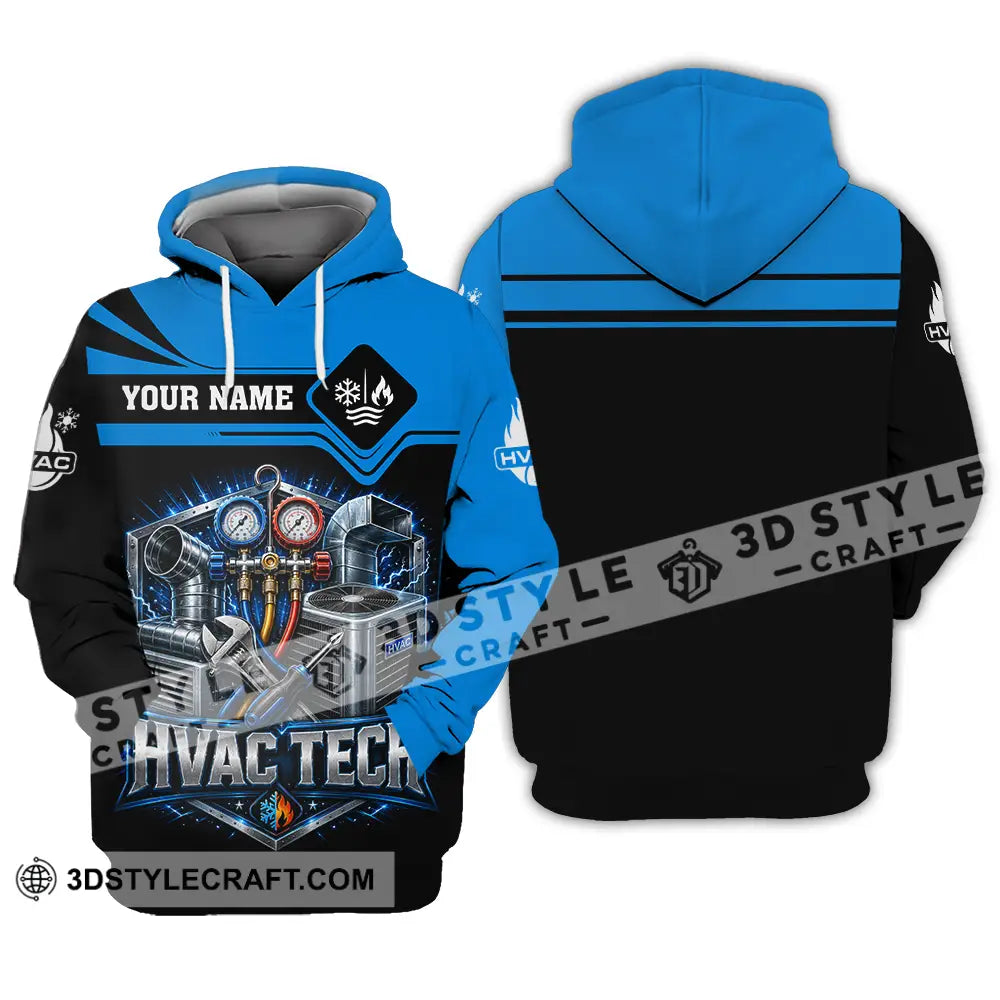 Unisex Shirt - Custom Hvac Tech Shirt - Hoodie / S - T-shirt