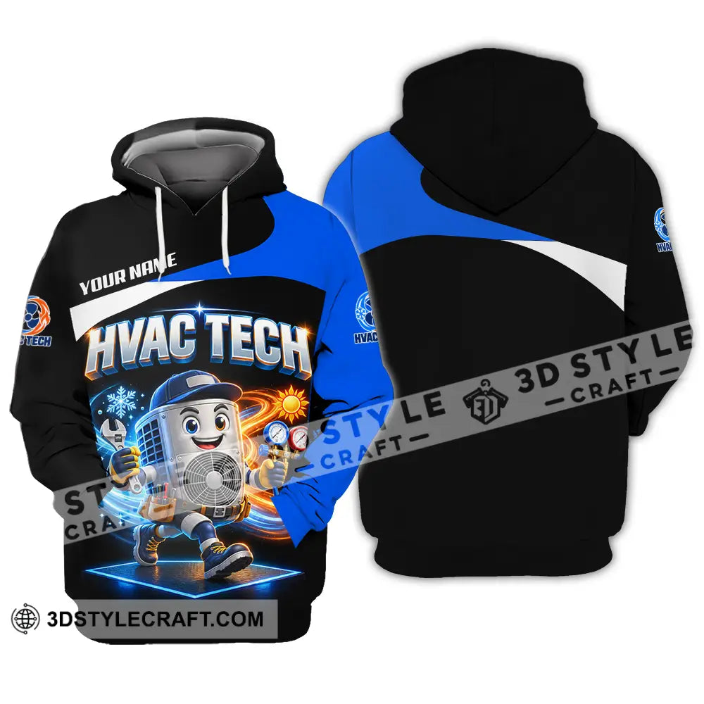 Unisex Shirt - Custom HVAC Tech Shirt - Hoodie / S - T-shirt