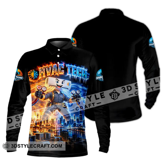 Unisex Shirt - Custom HVAC Tech Shirt style option 4