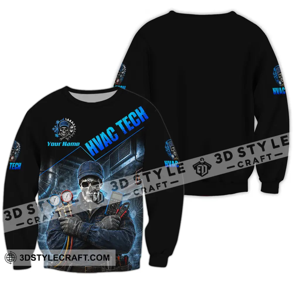 Unisex Shirt - Custom HVAC Tech Shirt - Long Sleeve / S - T-shirt
