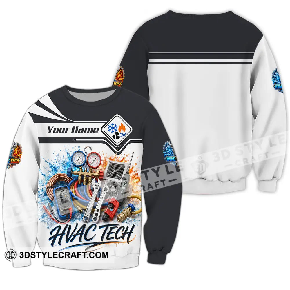 Unisex Shirt - Custom Hvac Tech Shirt - Long Sleeve / S - T-shirt