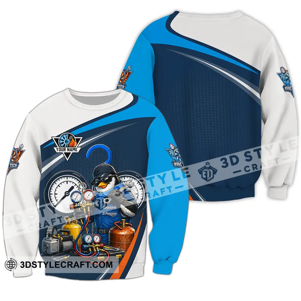 Unisex Shirt - Custom HVAC Tech Shirt - Long Sleeve / S - T-shirt
