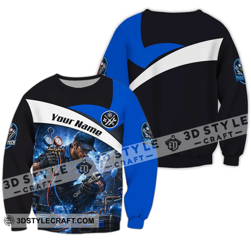 Unisex Shirt - Custom HVAC Tech Shirt - Long Sleeve / S - T-shirt