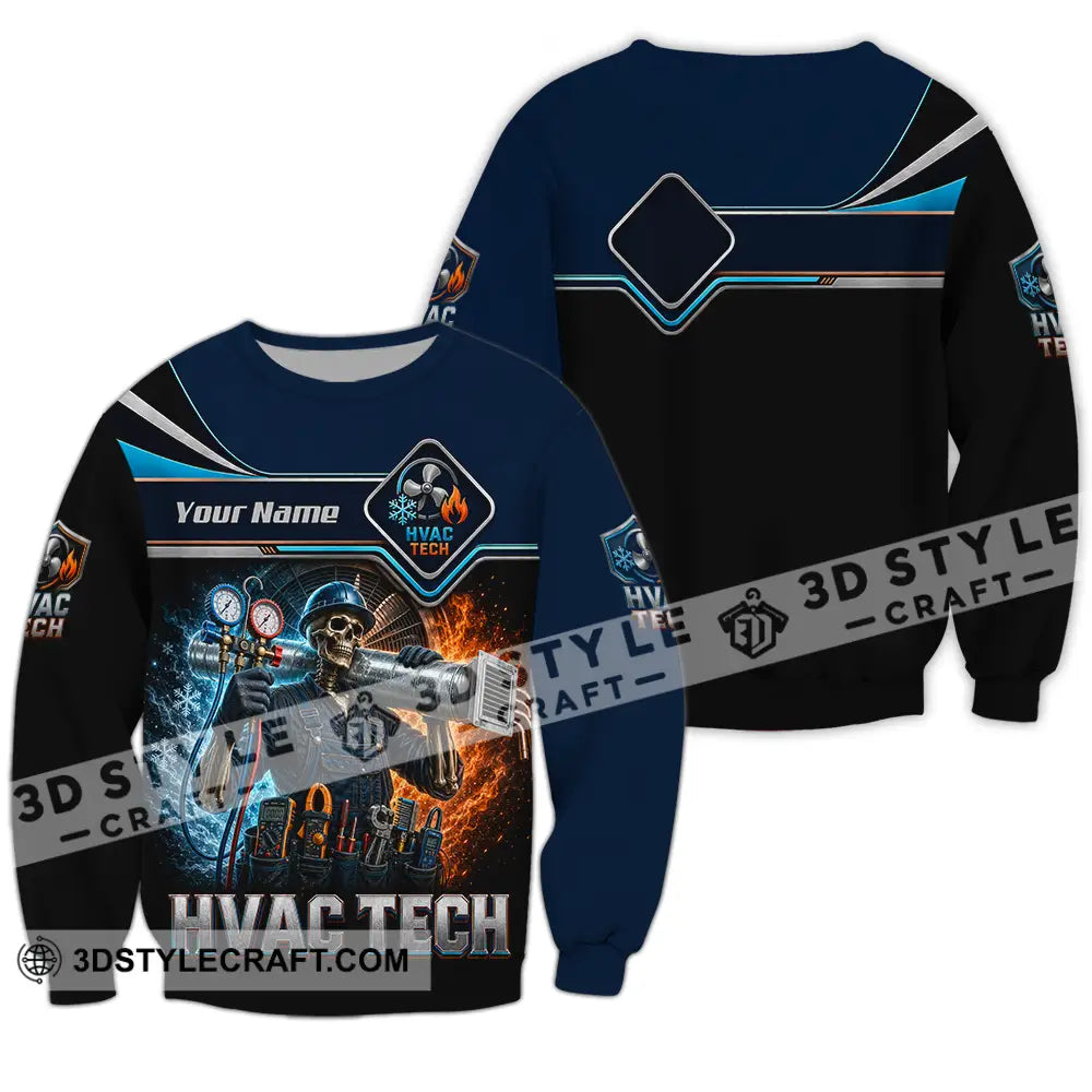 Unisex Shirt - Custom HVAC Tech Shirt - Long Sleeve / S - T-shirt