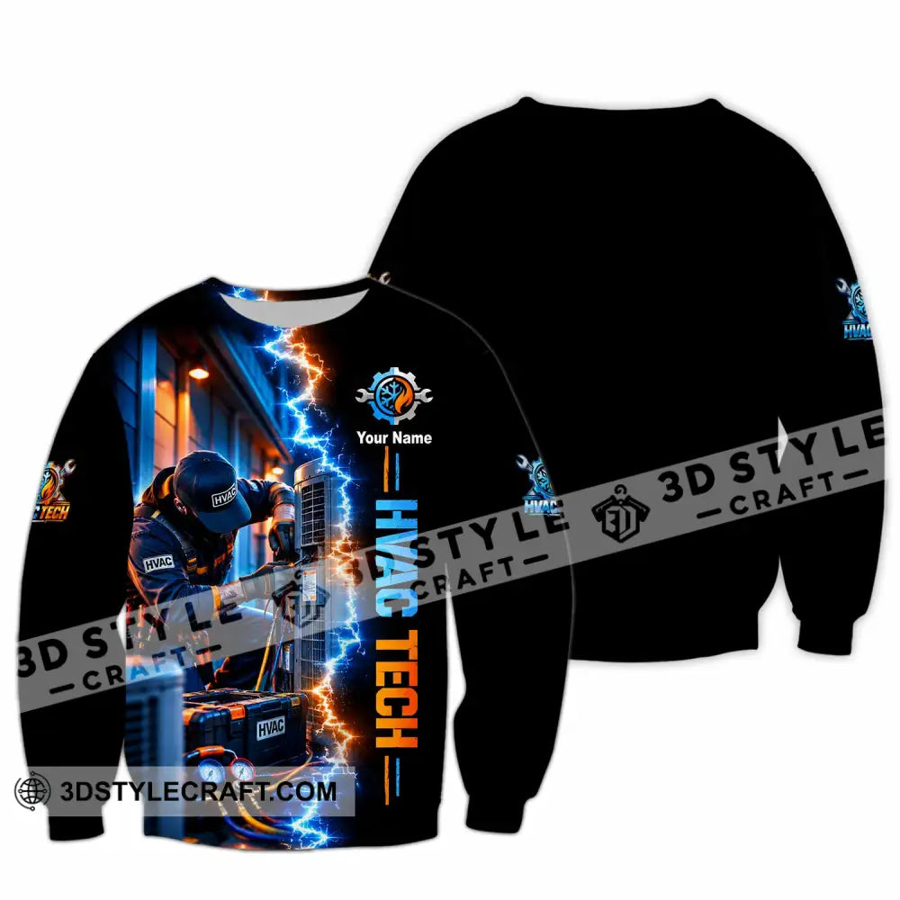 Unisex Shirt - Custom HVAC Tech Shirt - Long Sleeve / S - T-shirt