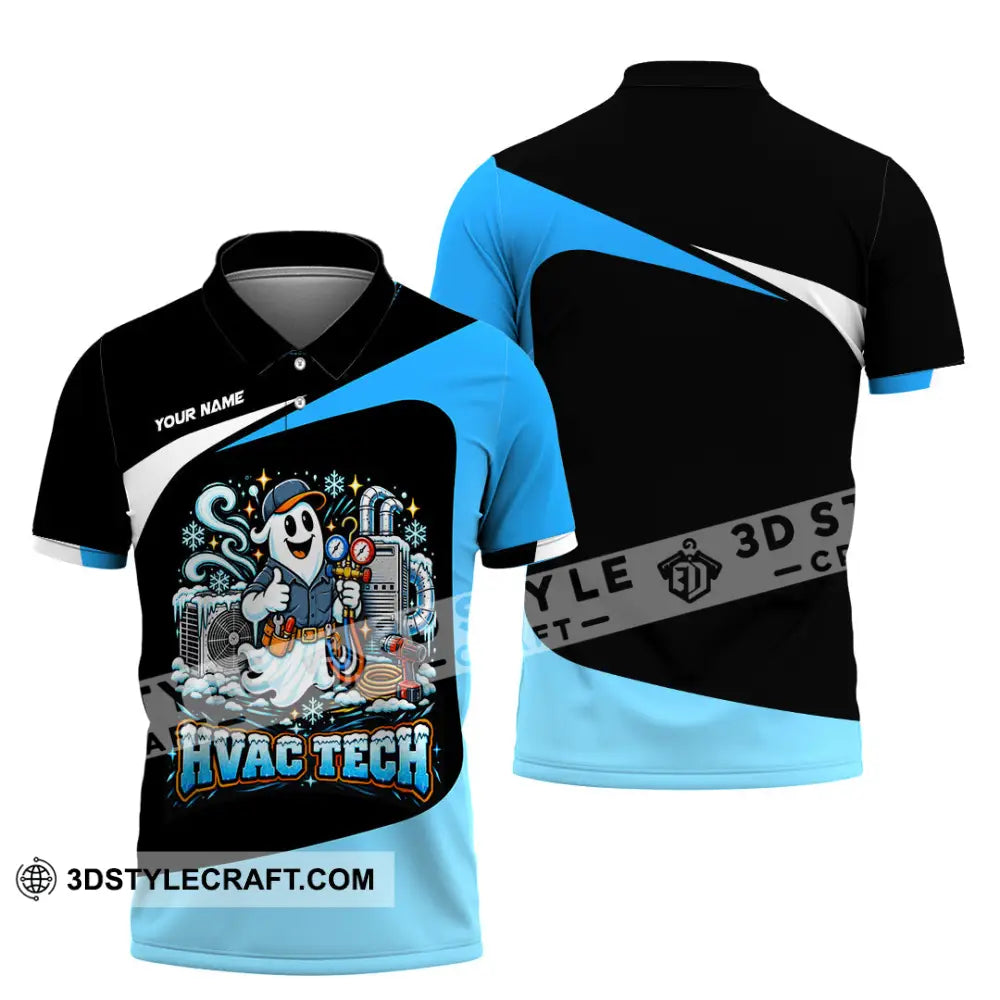 Unisex Shirt - Custom HVAC Tech Shirt - Polo Shirt / S - T-shirt
