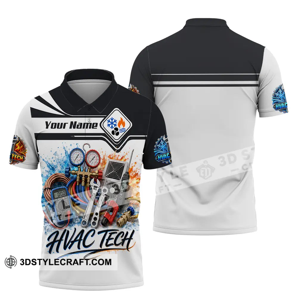 Unisex Shirt - Custom Hvac Tech Shirt - Polo Shirt / S - T-shirt