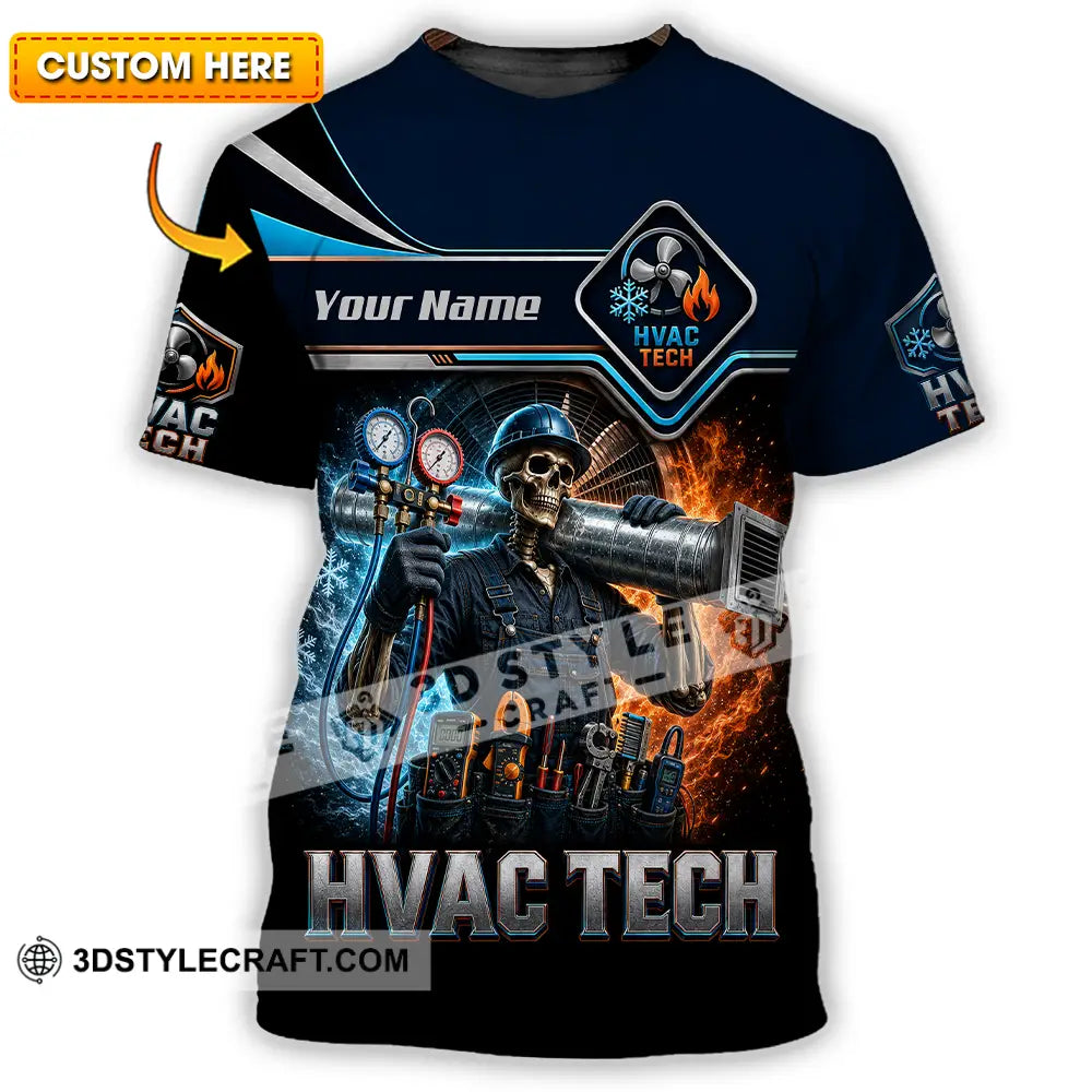 Unisex Shirt - Custom HVAC Tech Shirt - T-shirt