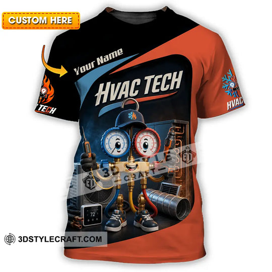Unisex Shirt - Custom Hvac Tech Shirt style option 1