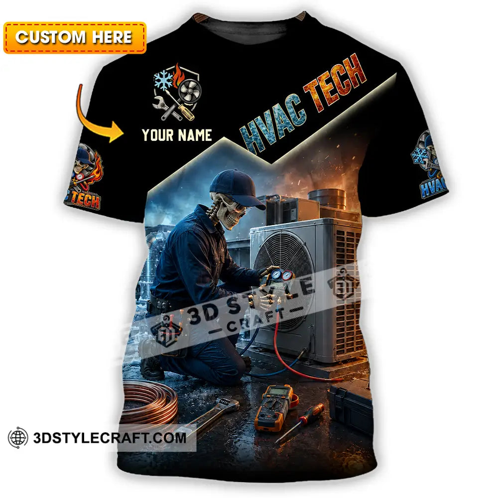 Unisex Shirt - Custom HVAC Tech Shirt - T-shirt