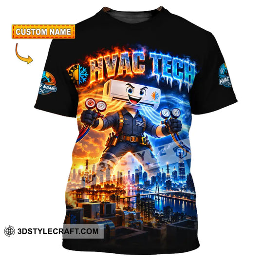 Unisex Shirt - Custom HVAC Tech Shirt style option 1
