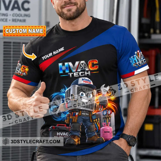 Unisex Shirt - Custom HVAC Tech Shirt style option 2