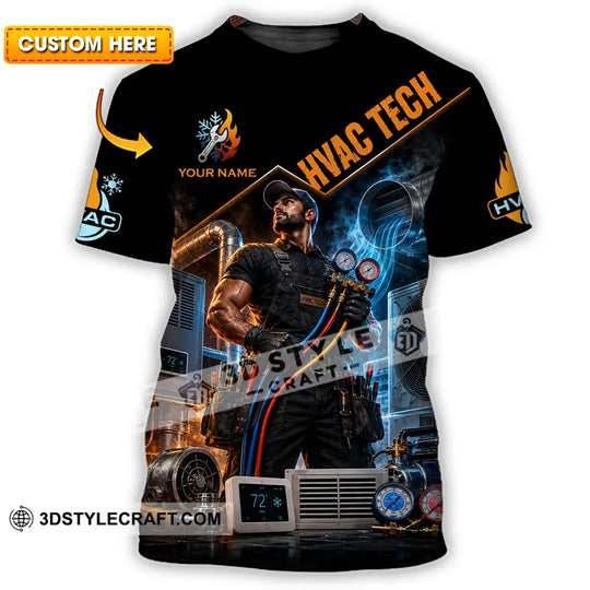 Unisex Shirt - Custom Hvac Tech Shirt style option 1