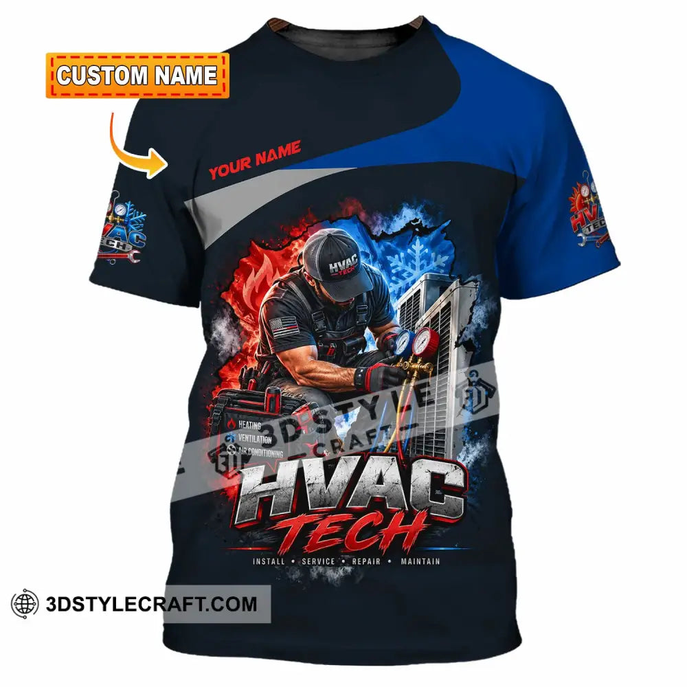 Unisex Shirt - Custom HVAC Tech Shirt - T-shirt