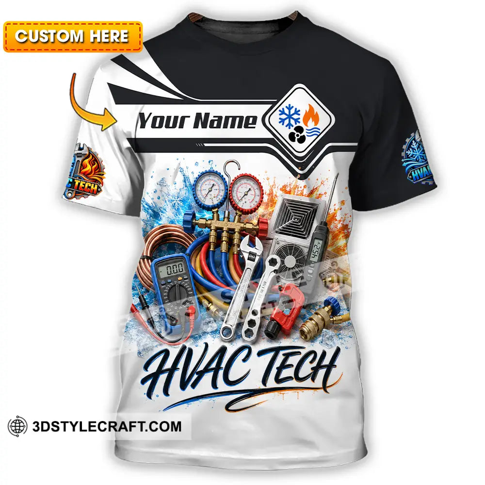Unisex Shirt - Custom Hvac Tech Shirt - T-shirt