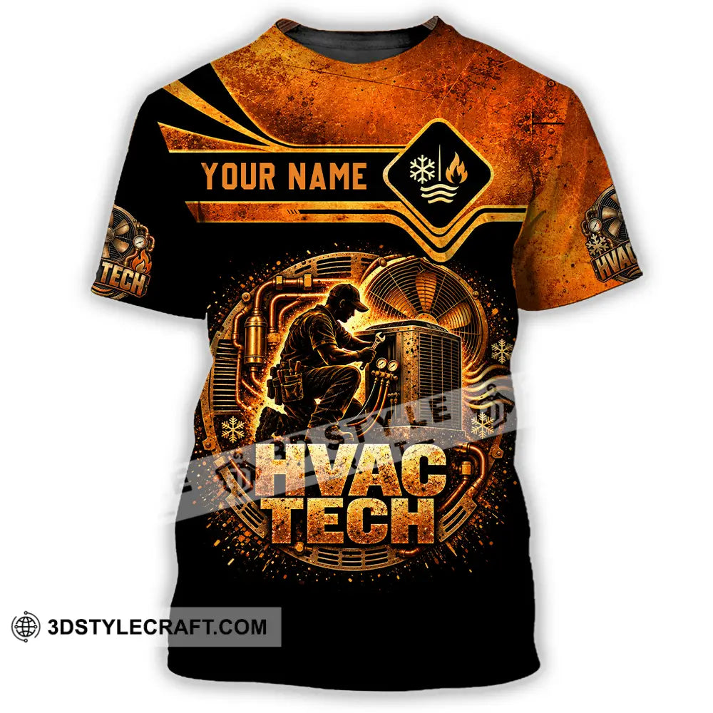 Unisex Shirt - Custom HVAC Tech Shirt - T-Shirt / S - T-shirt