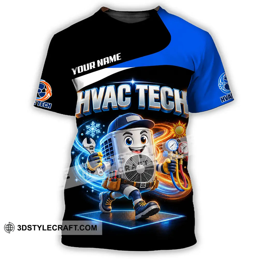 Unisex Shirt - Custom HVAC Tech Shirt - T-Shirt / S - T-shirt