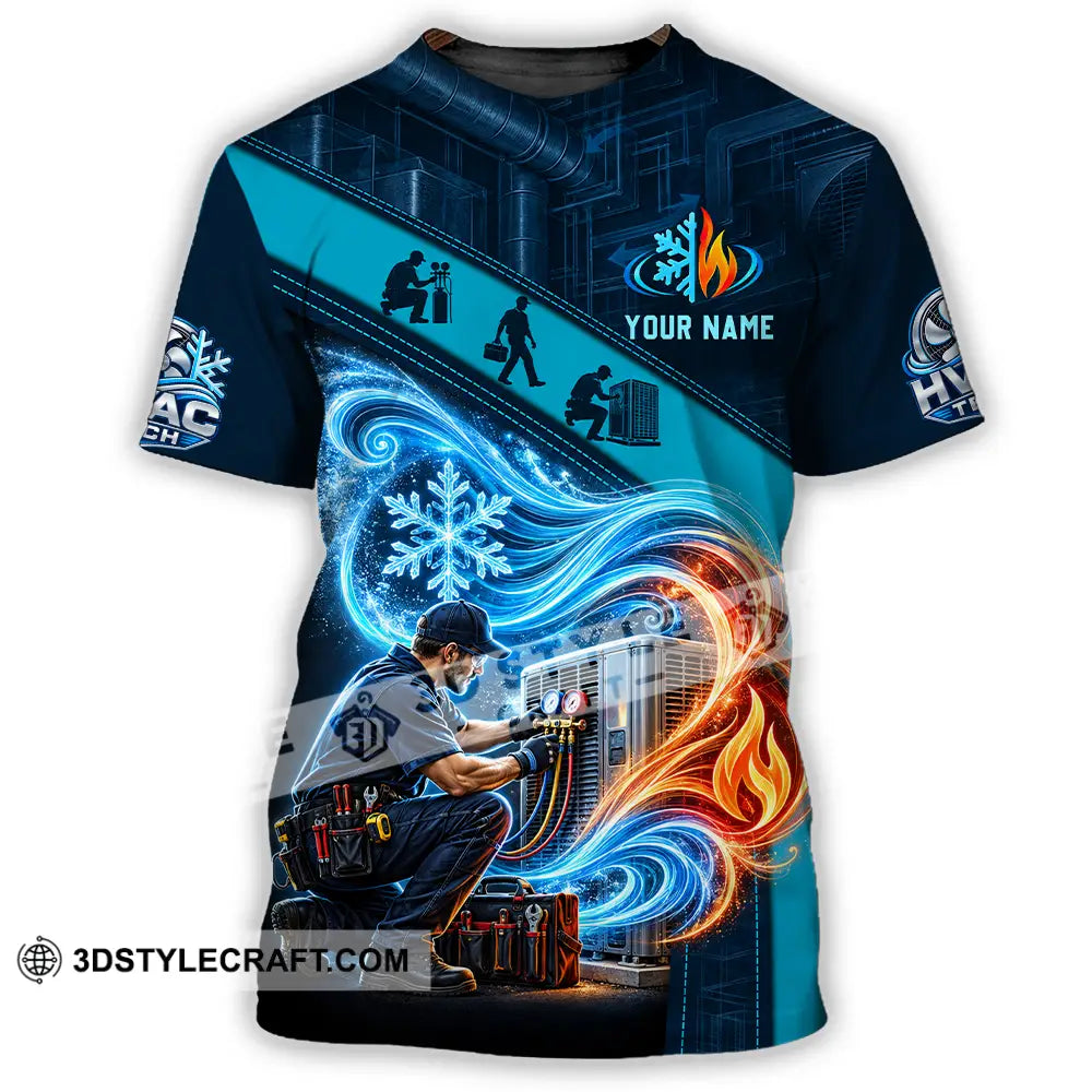 Unisex Shirt - Custom HVAC Tech Shirt - T-Shirt / S - T-shirt