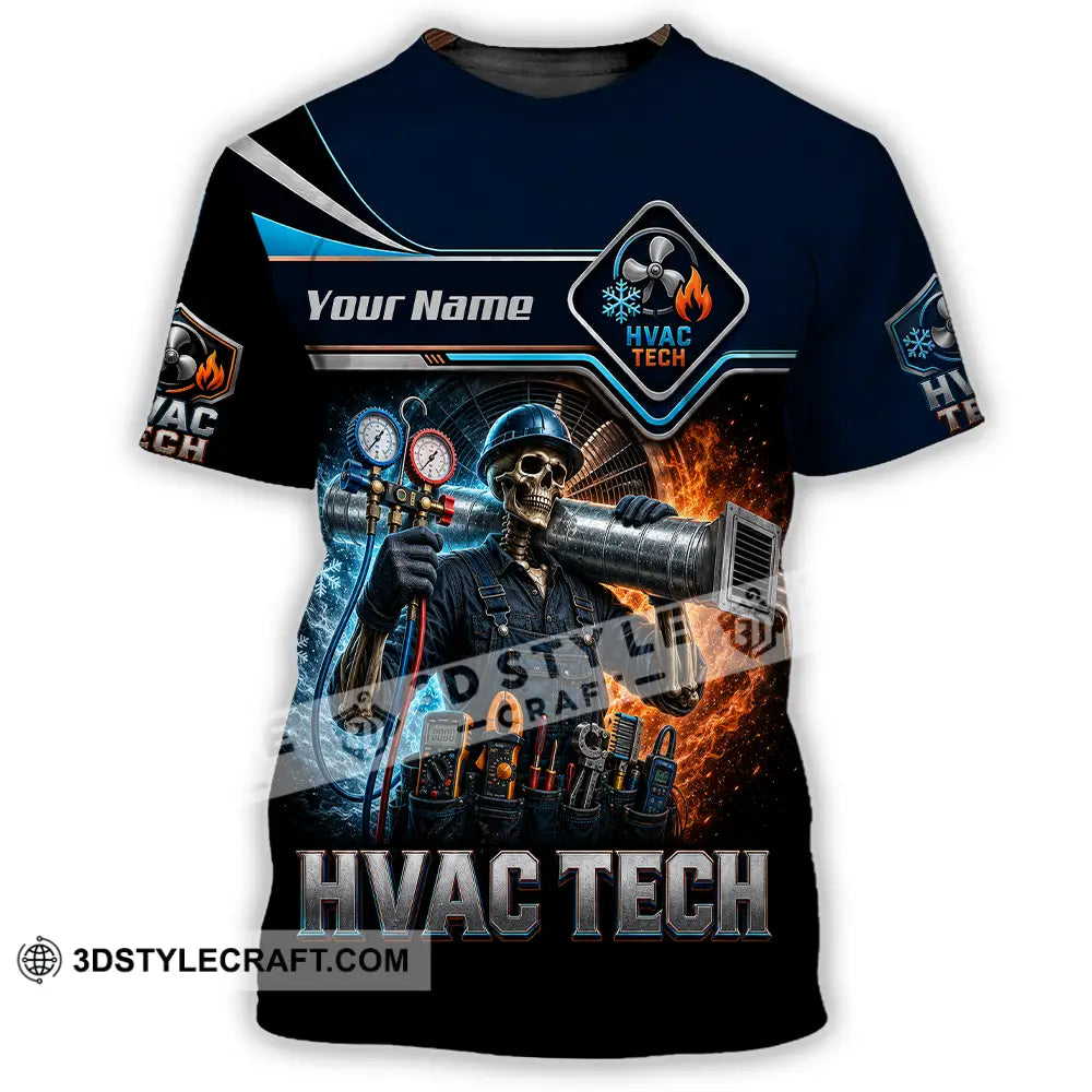 Unisex Shirt - Custom HVAC Tech Shirt - T-Shirt / S - T-shirt