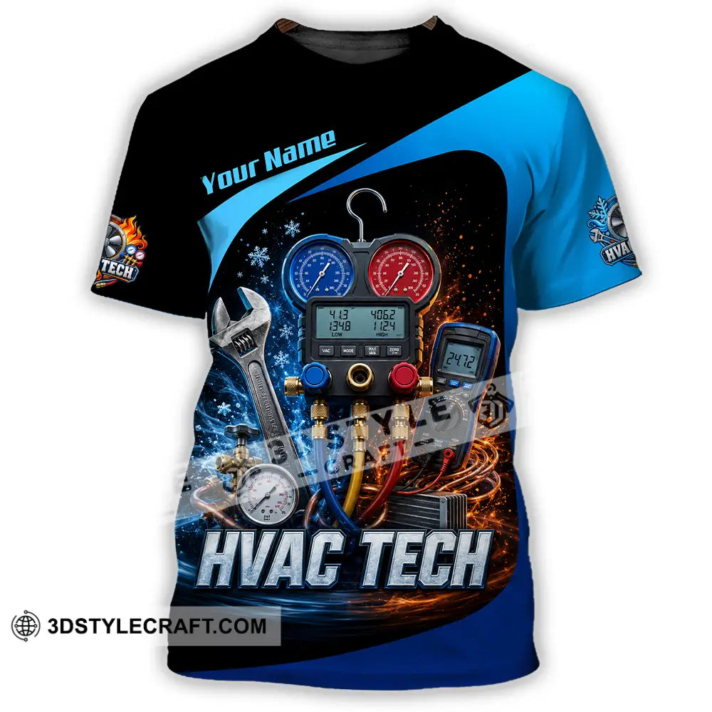 Unisex Shirt - Custom HVAC Tech Shirt - T-Shirt / S - T-shirt