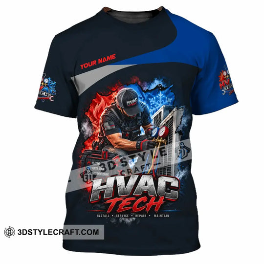 Unisex Shirt - Custom HVAC Tech Shirt style option 2