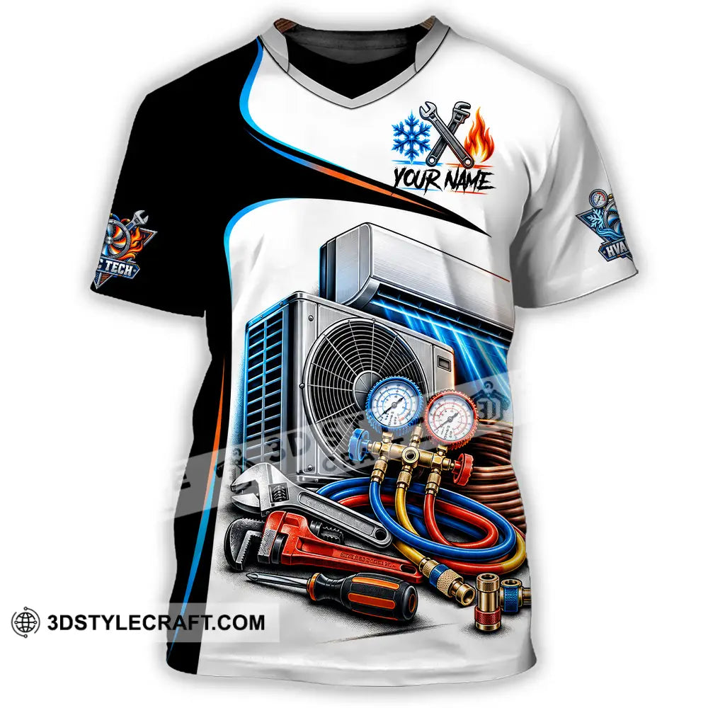Unisex Shirt - Custom HVAC Tech Shirt - T-Shirt / S - T-shirt