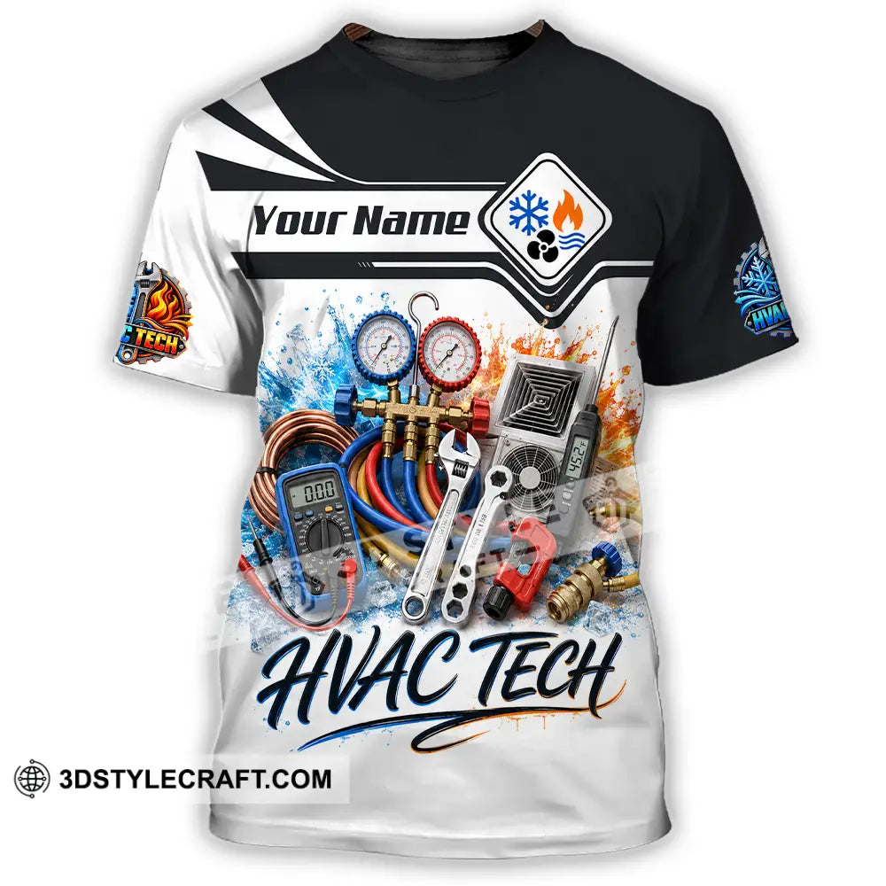 Unisex Shirt - Custom Hvac Tech Shirt - T-Shirt / S - T-shirt