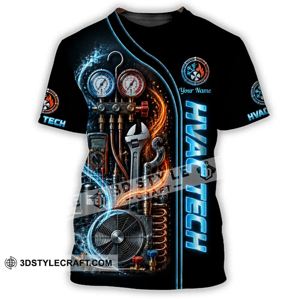 Unisex Shirt - Custom HVAC Tech Shirt - T-Shirt / S - T-shirt