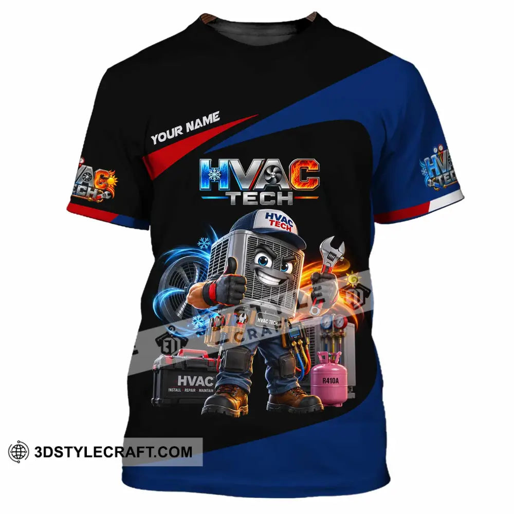 Unisex Shirt - Custom HVAC Tech Shirt - T-Shirt / S - T-shirt
