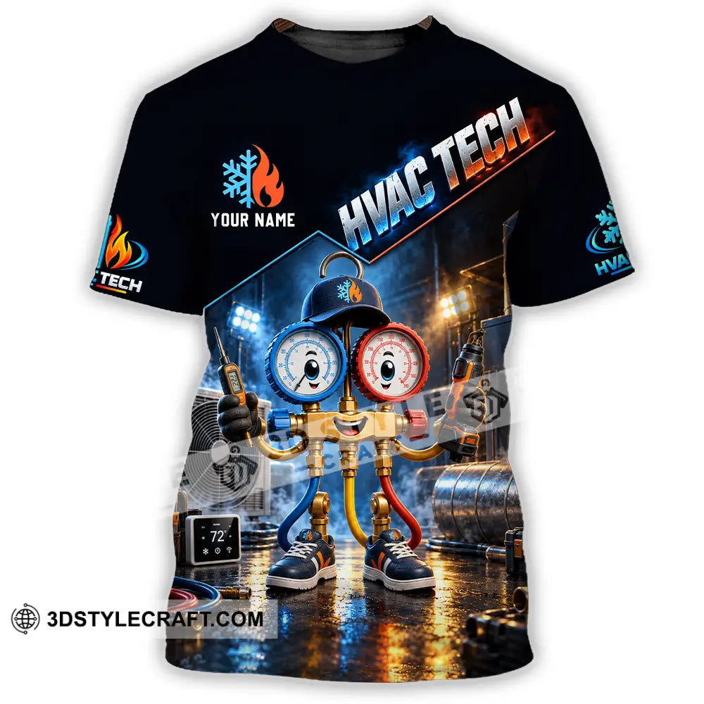 Unisex Shirt - Custom HVAC Tech Shirt - T-Shirt / S - T-shirt